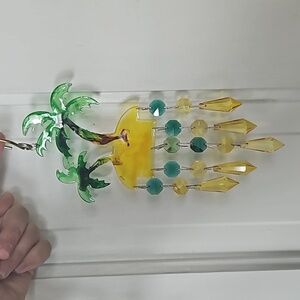 Island chandelier crystal suncatcher